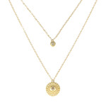 VS1 Schokoladen-Brillant-Goldcollier (de Melo)