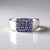 Anello in argento con Tanzanite