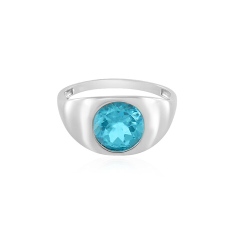 Bague en argent et Topaze Paraiba