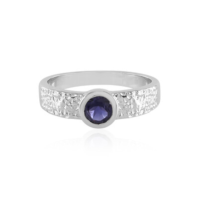Anello in argento con Iolite