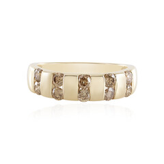 I1 Schokoladen-Brillant-Goldring