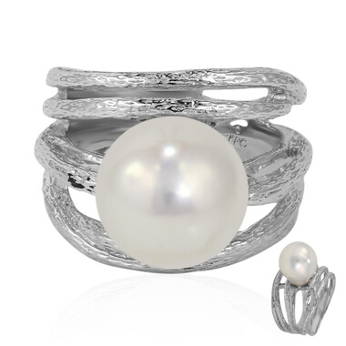 Anillo en plata con Perla Freshwater (TPC)