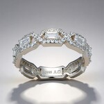 Anello in argento con Topazio Bianco (Adela Silber)