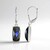 Pendientes en plata con Labradorita azul de Maniry (KM by Juwelo)