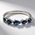 Anello in oro con Zaffiro Ceylon Blu