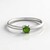 Anello in argento con Zircone Ceylon Verde