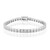 I3 (I) Diamant-Silberarmband