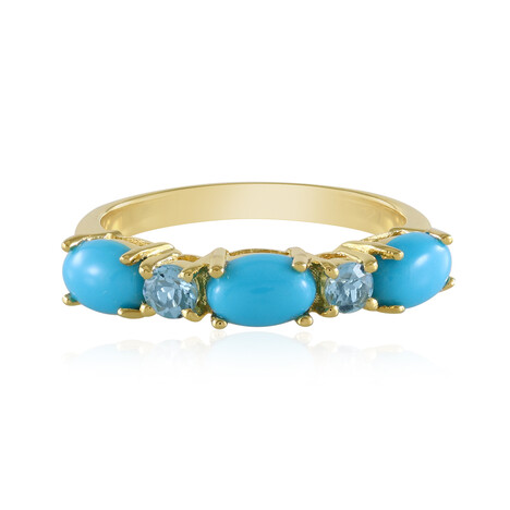 Anillo en plata con Turquesa bella durmiente (Faszination Türkis)