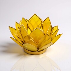 Accessorio in ottone con Conchiglia Capiz (Bali Barong)
