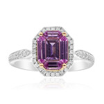 Pinkfarbener Saphir-Goldring (CIRARI)