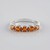 Anello in argento con Cianite Arancione della Tanzania