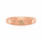 Bague en argent et Diamant champagne I3 (de Melo Essence)