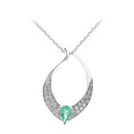 AAA-Sambia-Smaragd-Goldhalskette (CIRARI)