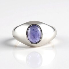 Anello in argento con Tanzanite