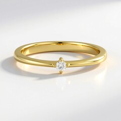 Anello in argento con Diamante I3 (H)
