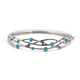 Sleeping Beauty Turquoise Silver Bangle (Faszination Türkis)