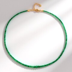 Collana in argento con Smeraldo dello Swat
