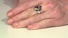 Zilveren ring met Mozambique granaten