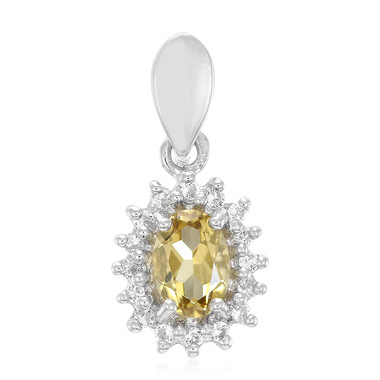 Ciondolo in argento con Quarzo Champagne