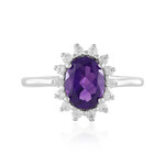 Sambia-Amethyst-Silberring