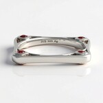 Anello in argento con Rubino Tanzania (de Melo Essence)