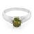 Cuprian Tourmaline Silver Ring