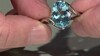 Zilveren ring met een hemel-blauwe topaas