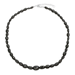 Collar en plata con Diópsido estrella de la India