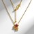 Collana in argento con Rodolite