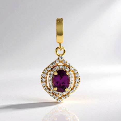 Ciondolo in argento con Umbalite