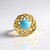 Anello in argento con Turchese Sleeping Beauty