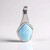 Ciondolo in argento con Larimar (MONOSONO COLLECTION)