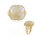 Rutile Quartz Silver Ring (Ornaments by de Melo)