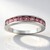Anello in argento con Granato Malaya