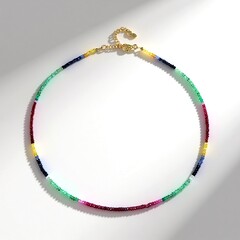 Collana in argento con Smeraldo Brasiliano