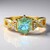 Anello in argento con Topazio Blu Cielo
