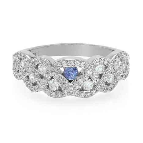 Kanchanaburi-Saphir-Silberring