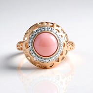 Machu Picchu-Opal-Silberring (Ornaments by de Melo)