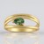 Anello in oro con Demantoide del Madagascar