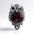 Anello in argento con Turchese Mohave Kingman Viola con Rame (Faszination Türkis)
