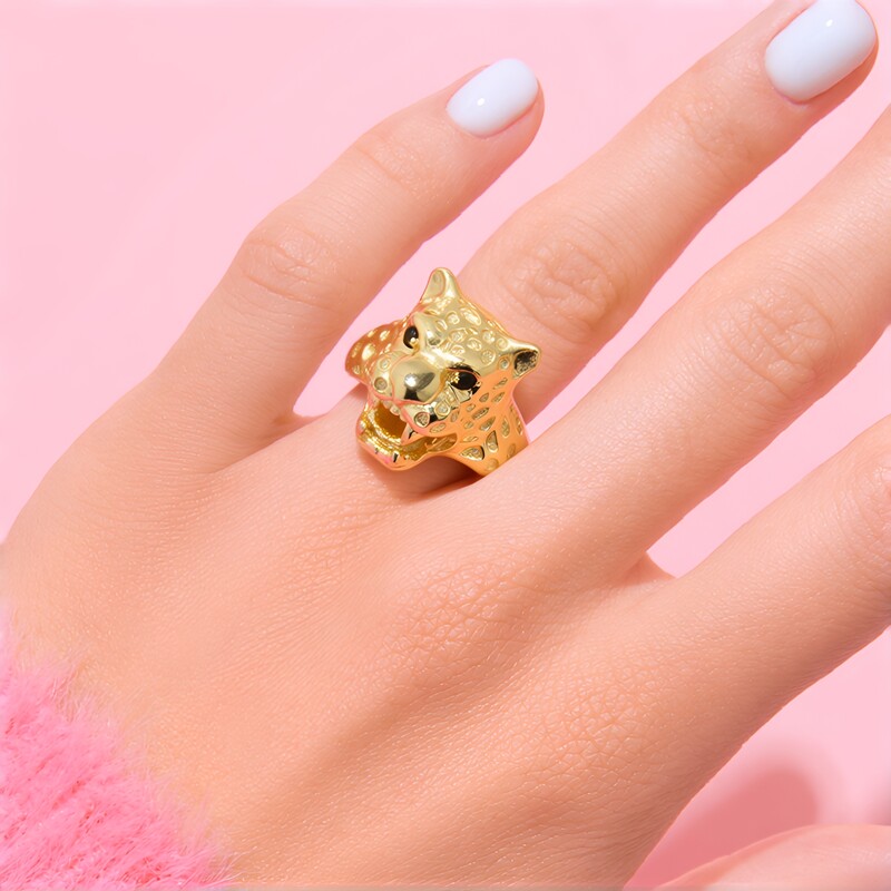 Zilveren ring met rookkwartskristallen