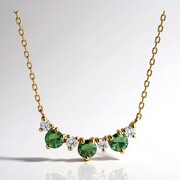 Collana in oro con Demantoide del Madagascar (CIRARI)