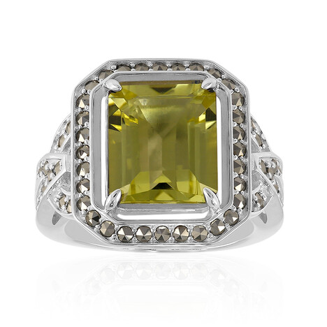 Anello in argento con Citrino Limone (Annette classic)