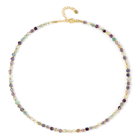 Collana in argento con Fluorite