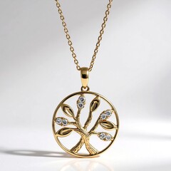 Collana in oro con Diamante I1 (H)