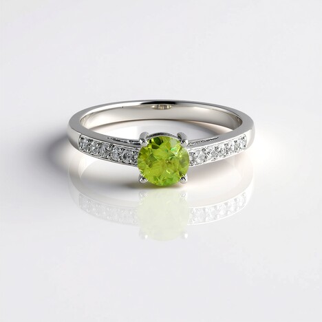 Anello in argento con Sfene