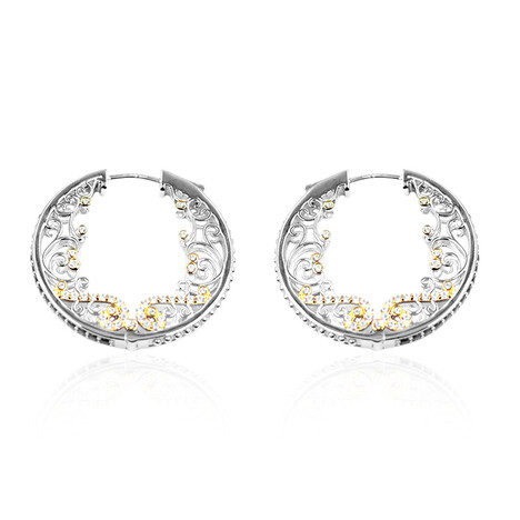 Edelstein-Silberohrringe (Dallas Prince Designs)