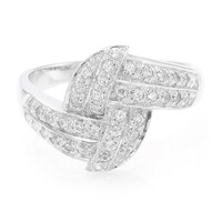 Bague en argent et Zircon