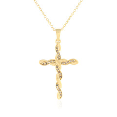 Collana in argento con Diamante Cioccolato I3