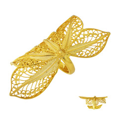 Anillo en plata (Joias do Paraíso)